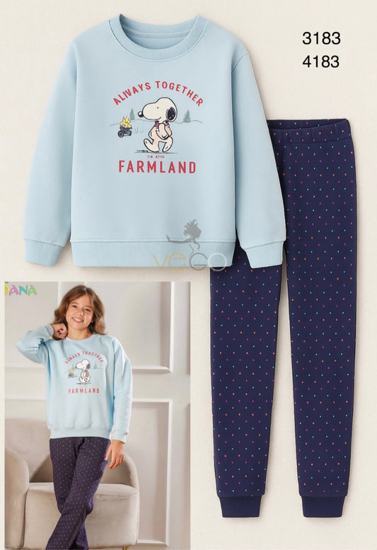 Winter girl pajama moana 3183-4183