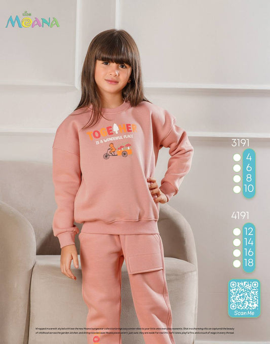Winter girl pajama moana 3191-4191