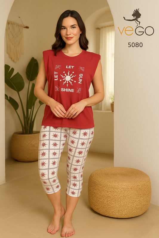 Summer women pajama smile permoda