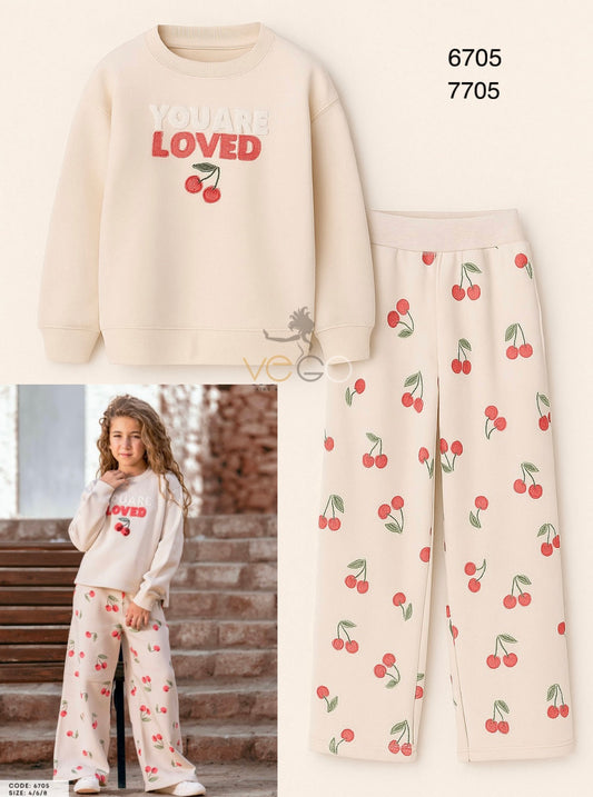 Winter girl pajama yaya 6705-7705