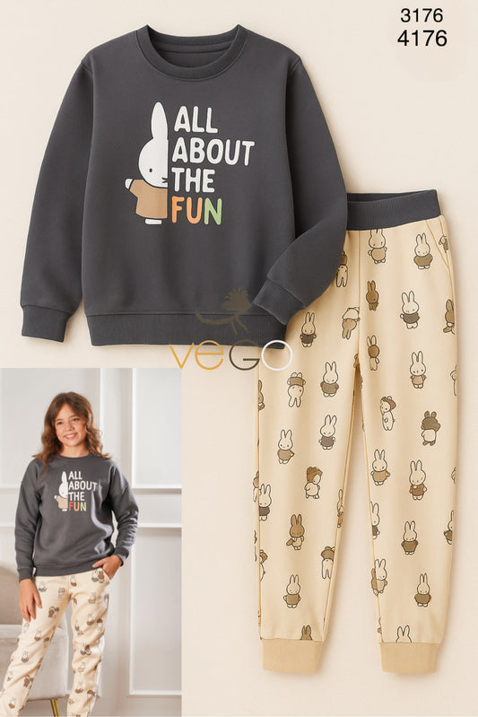 Winter girl pajama moana 3176-4176