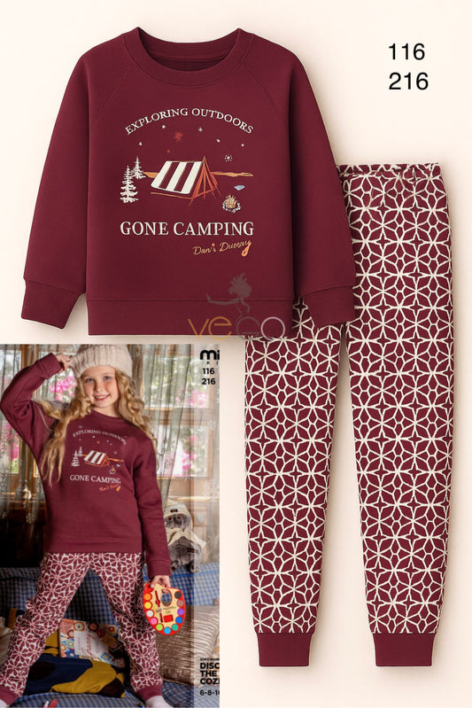 Winter girl pajama mimo 116-216