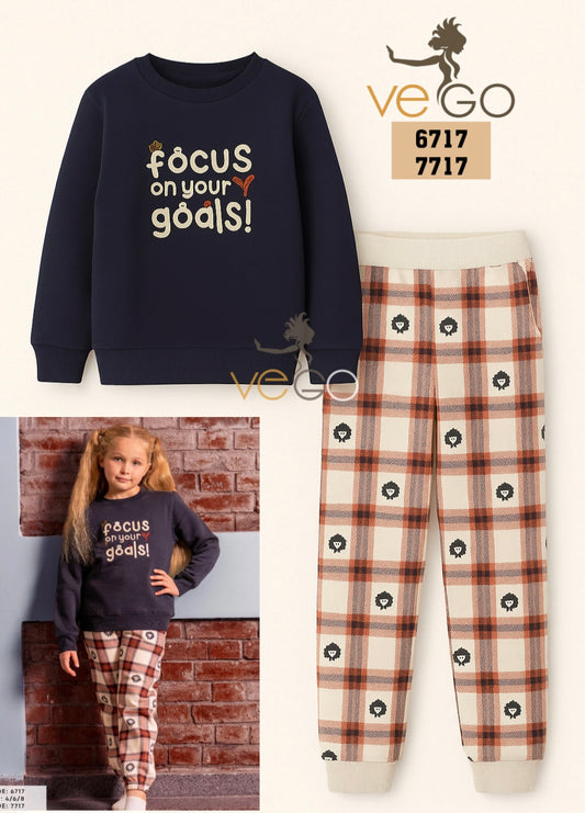 Winter girl pajama yaya 6717-7717