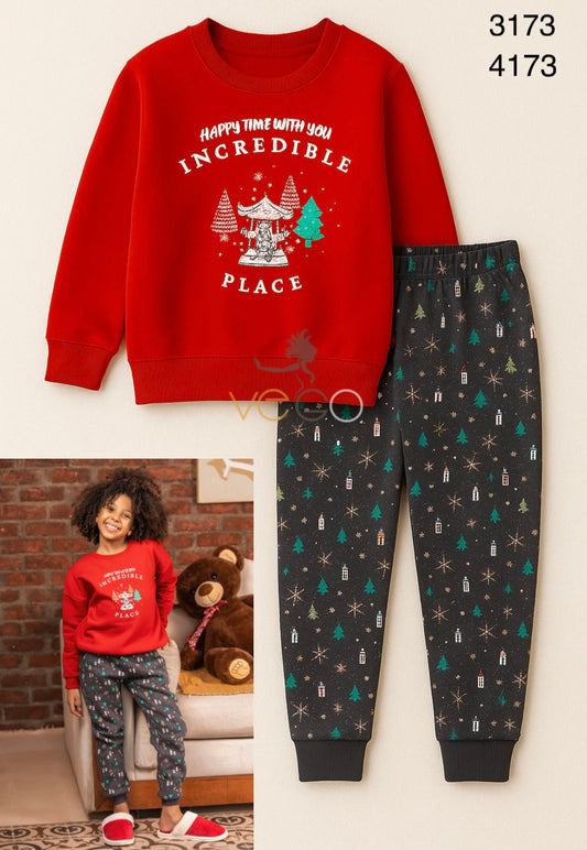 Winter girl pajama moana 3173-4173