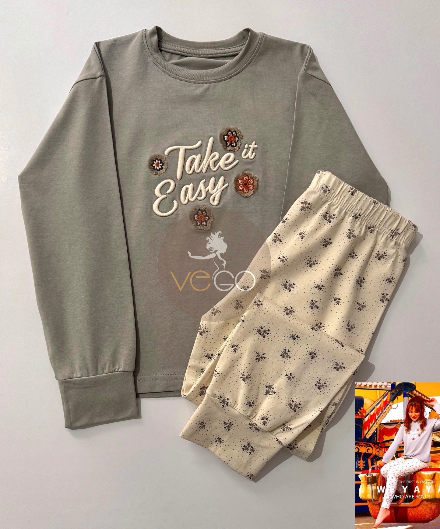 Summer girl pajama يايا
