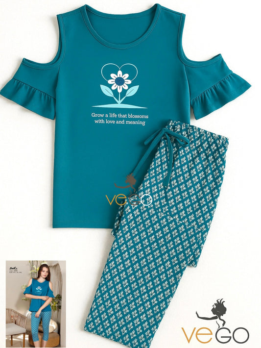 Summer women pajama smile permoda