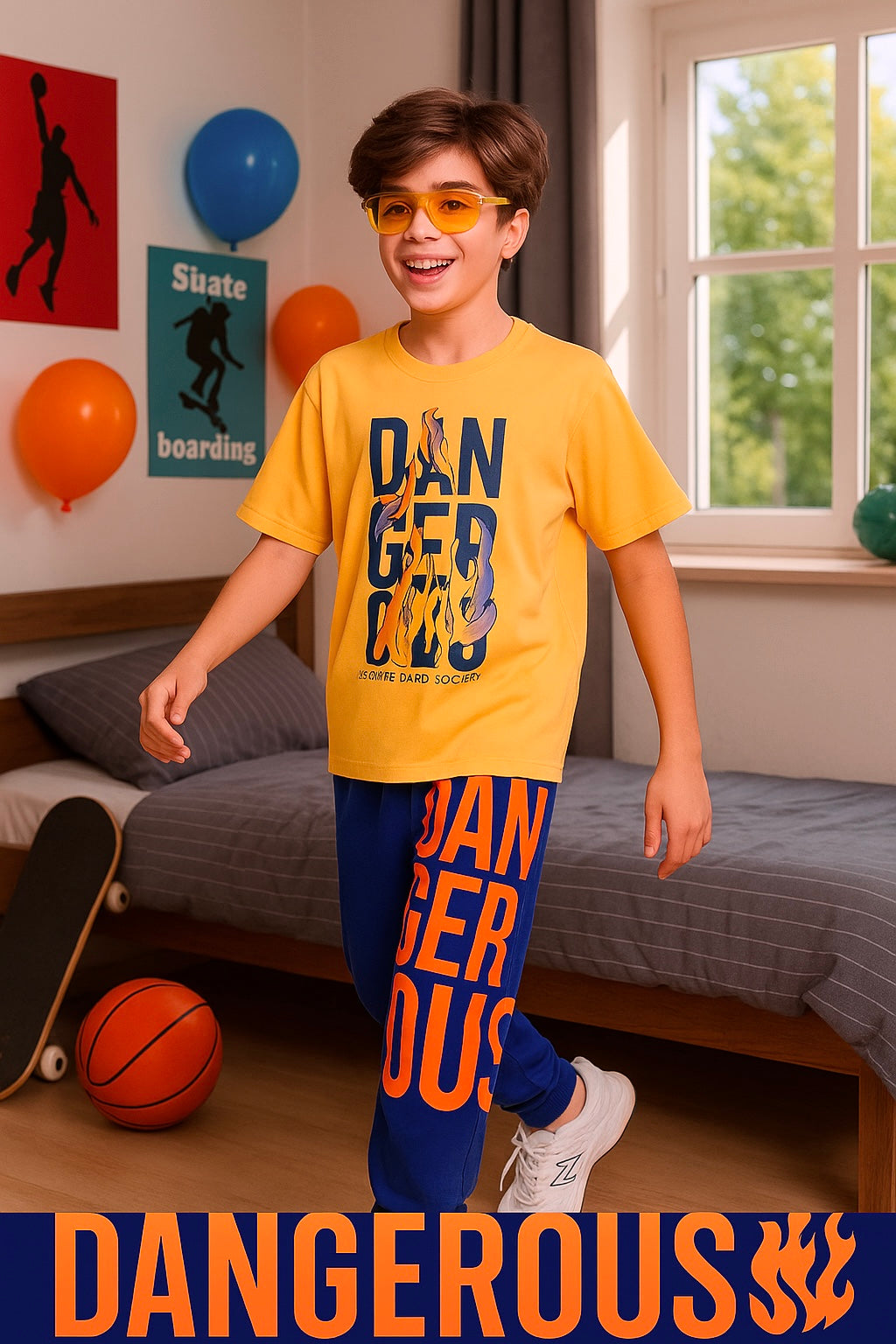 Summer boy pajama سمايل