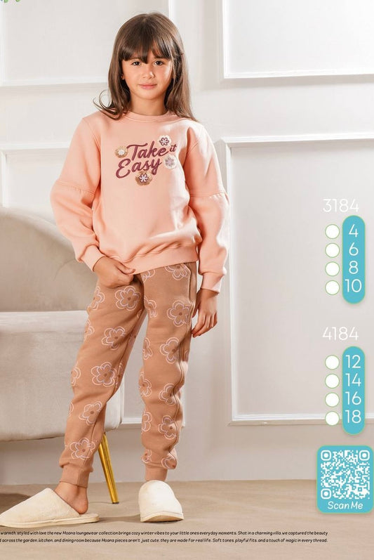 Winter girl pajama moana 3185-4185