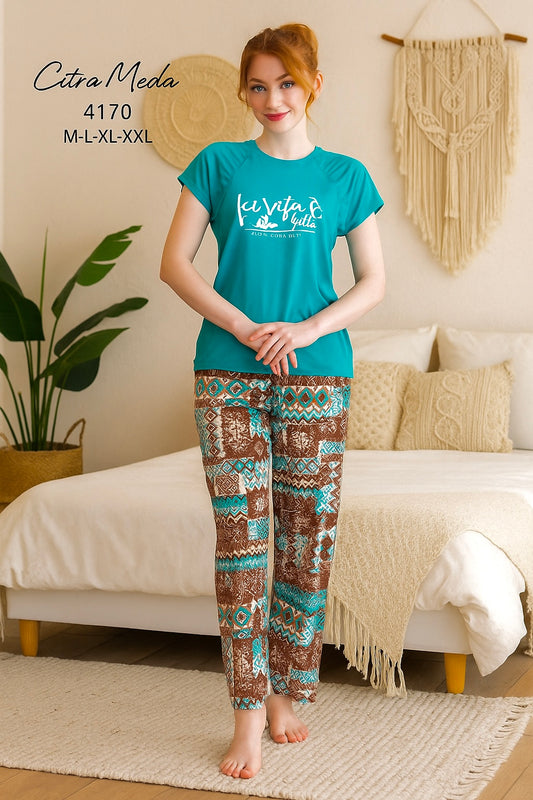 Summer women pajama citra moda pant 4170