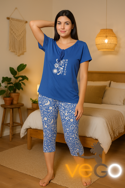 Summer women pajama smile permoda
