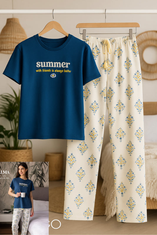 Summer women pajama alma pant