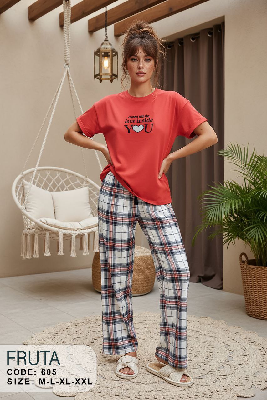 Summer women pajama fruta pant 605-905
