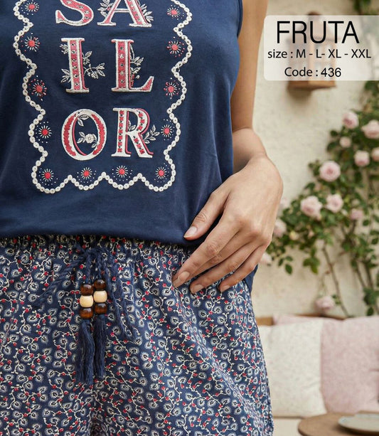 Summer women pajama fruta 436