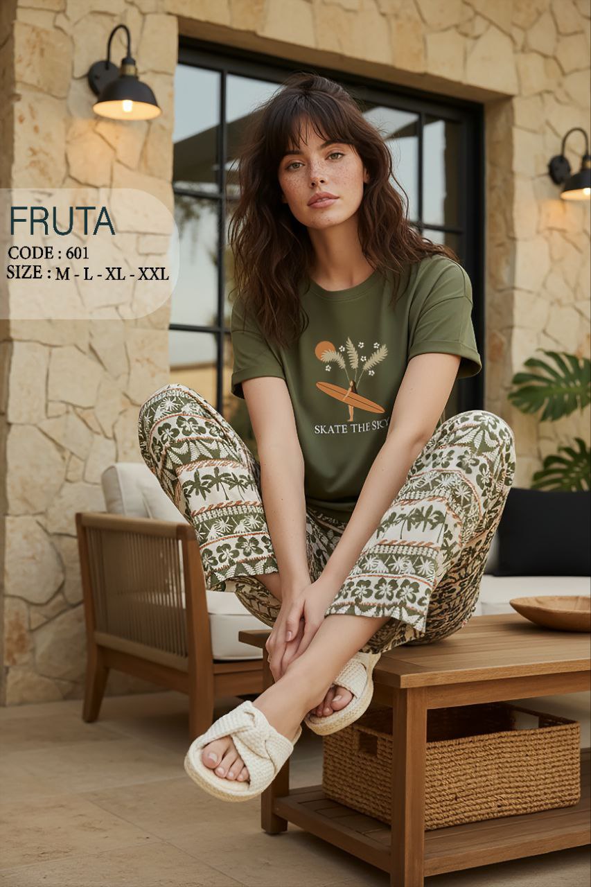 Summer women pajama fruta pant 601-901