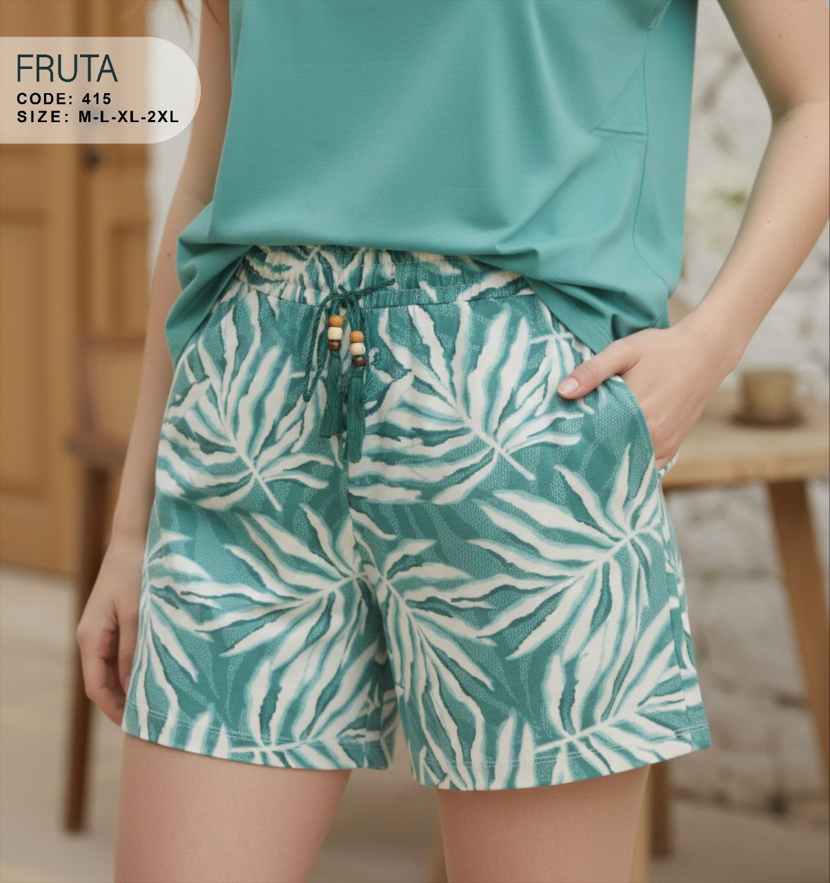 Summer women pajama fruta 415