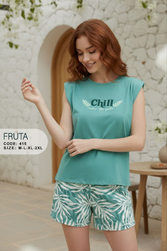 Summer women pajama fruta 415