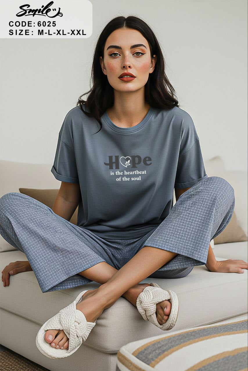 Summer women pajama smile pant 6025