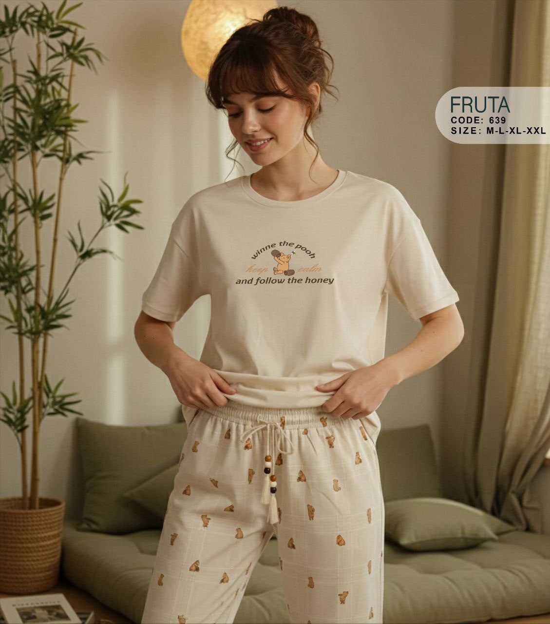 Summer women pajama fruta pant 639