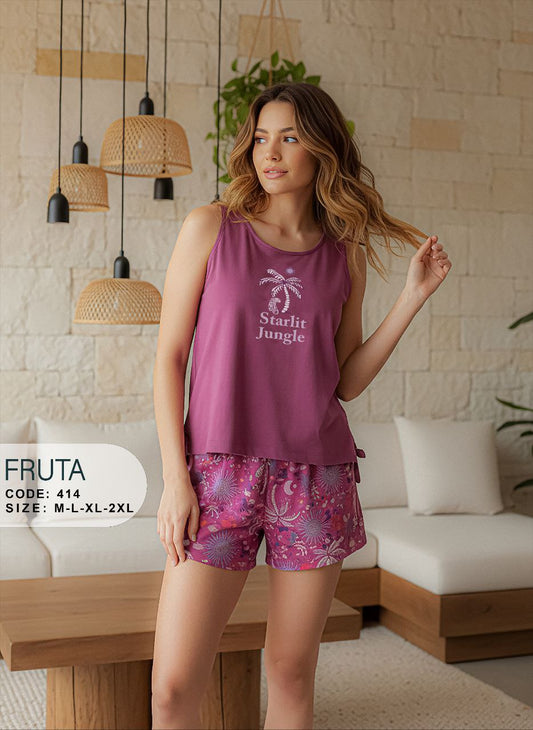 Summer women pajama fruta 414
