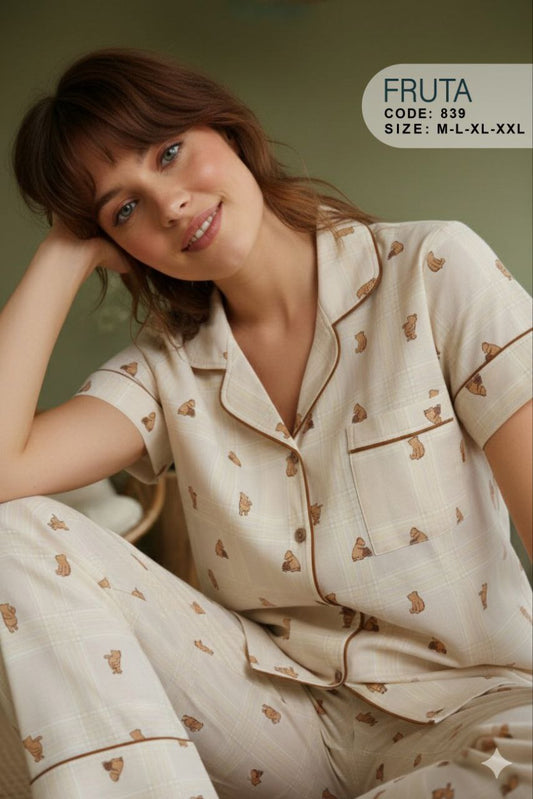 Summer women pajama fruta 839