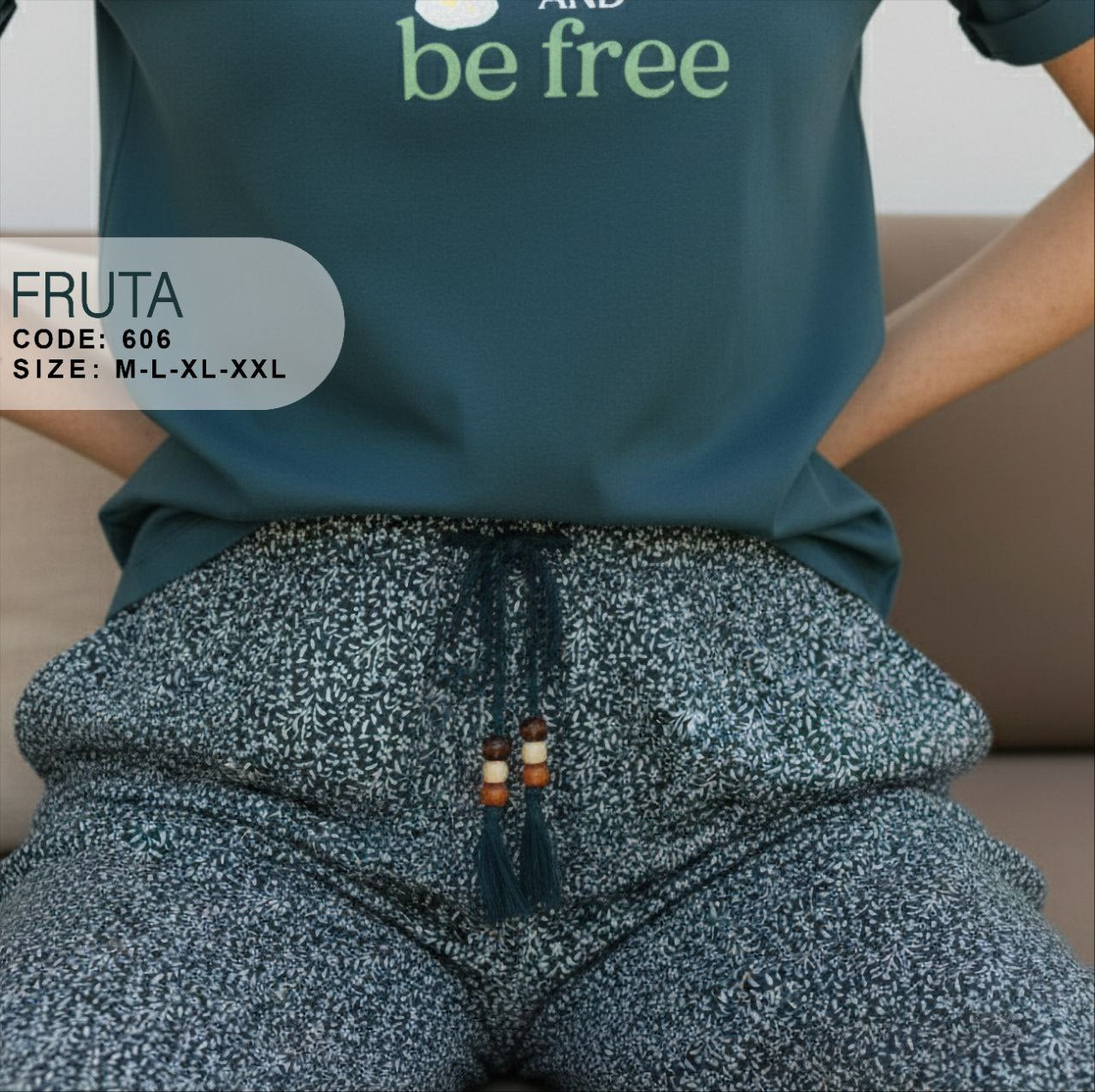 Summer women pajama fruta pant 606