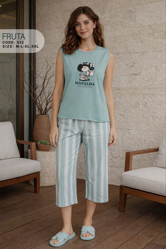 Summer women pajama fruta 532