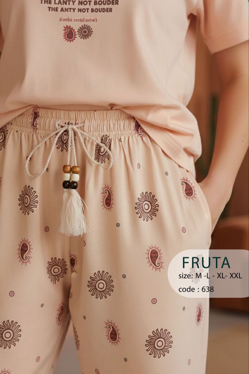 Summer women pajama fruta pant 638
