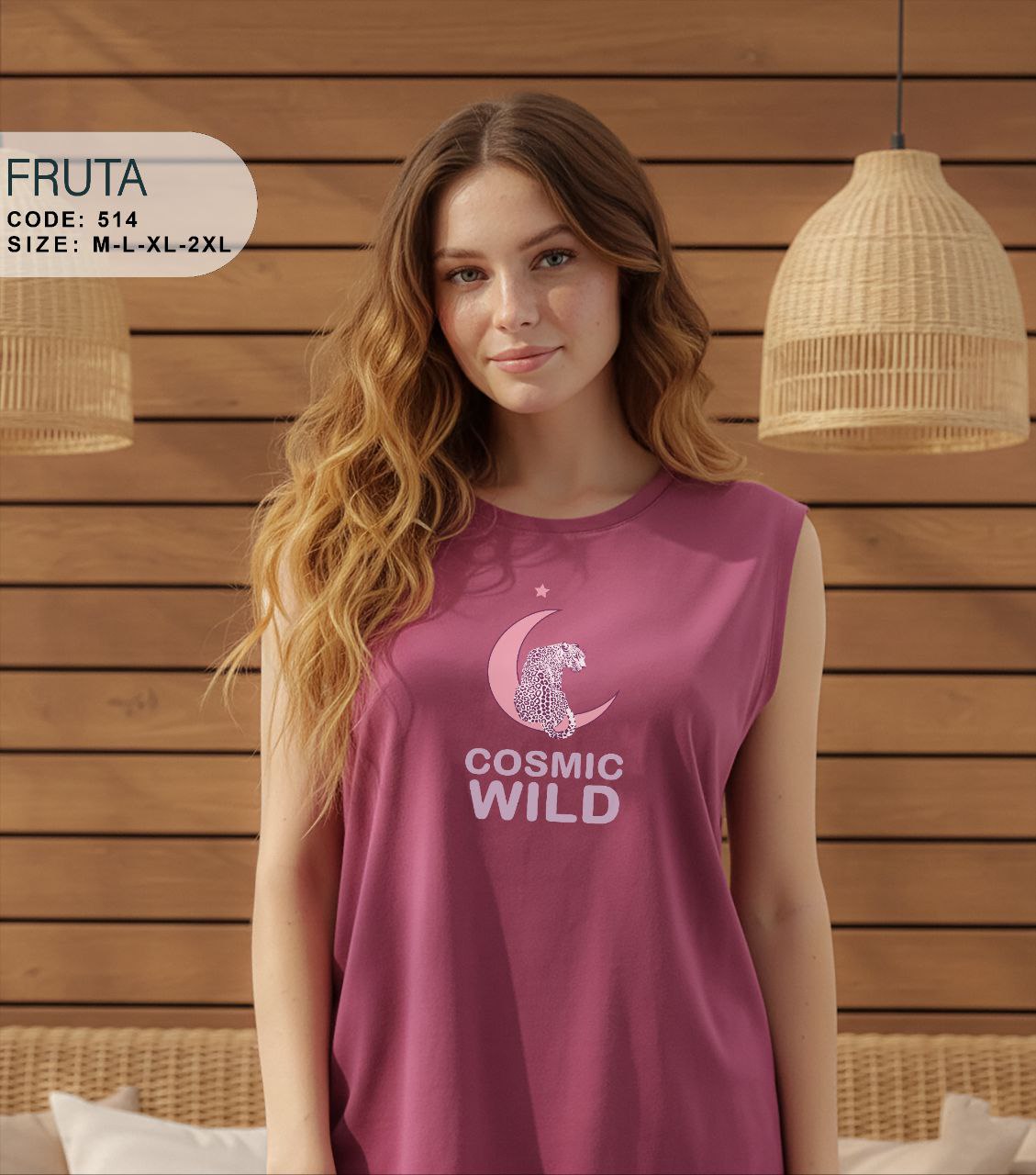 Summer women pajama fruta 514
