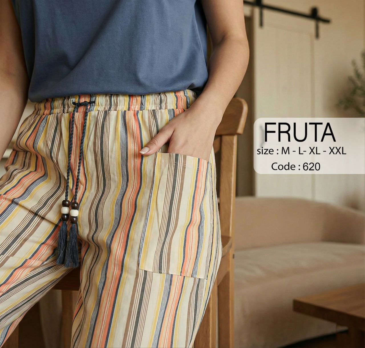 Summer women pajama fruta pant 620-920