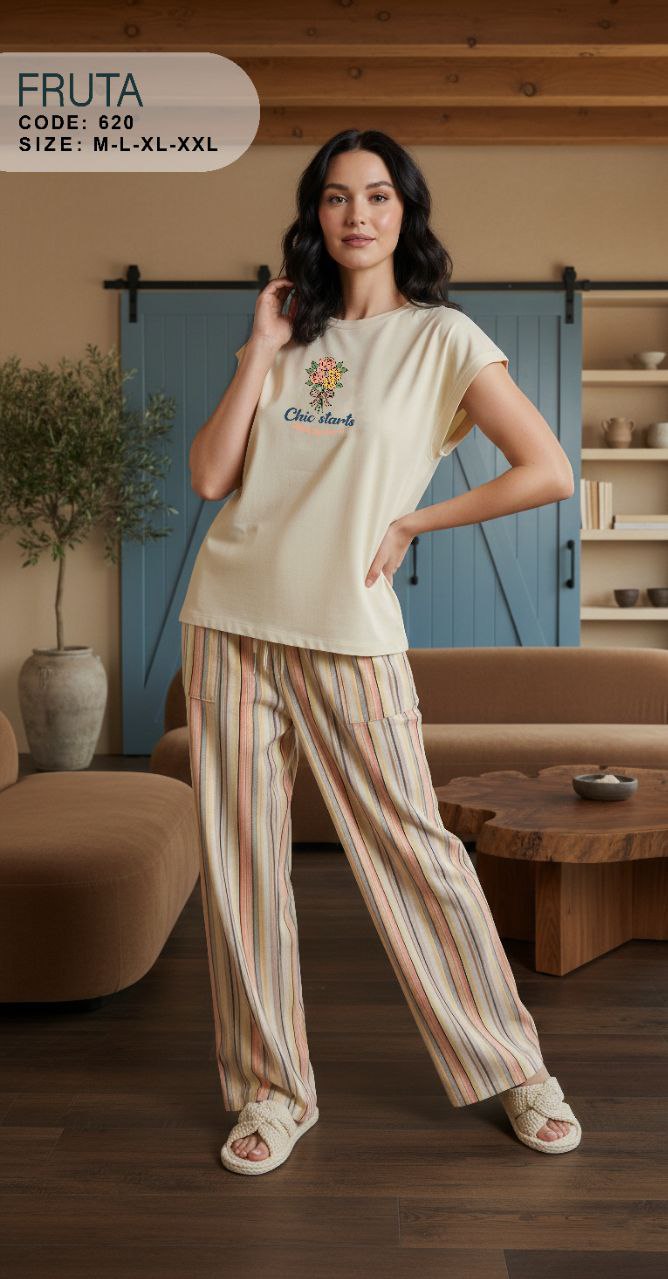 Summer women pajama fruta pant 620-920