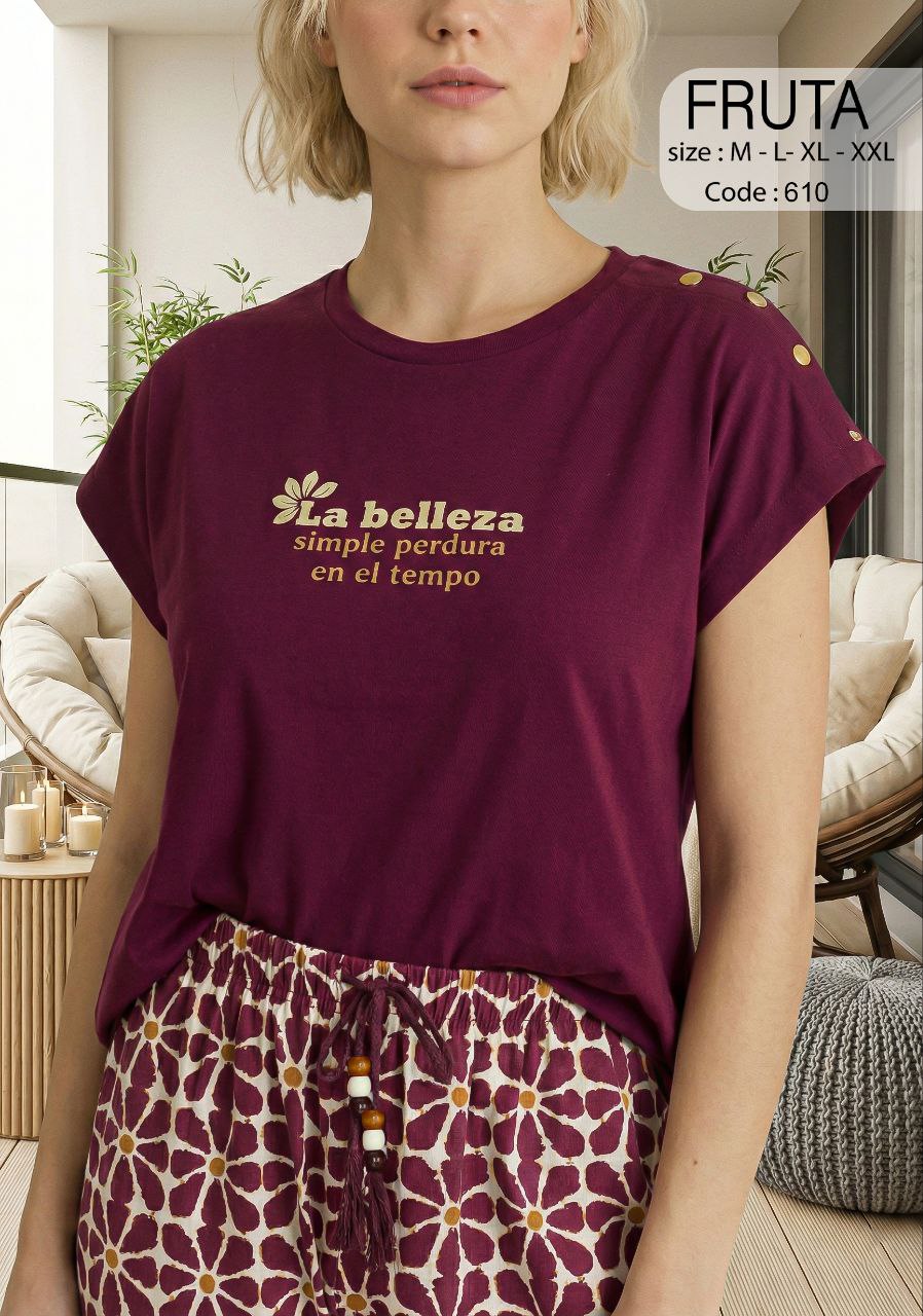 Summer women pajama fruta pant 610