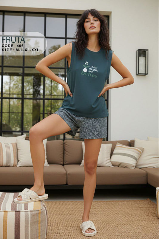Summer women pajama fruta 406