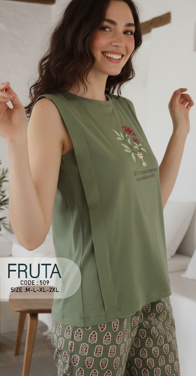 Summer women pajama fruta 509
