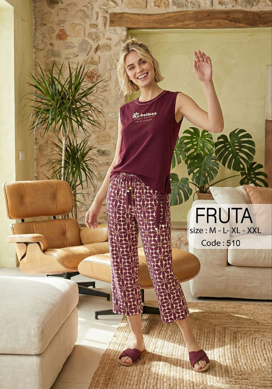 Summer women pajama fruta 510