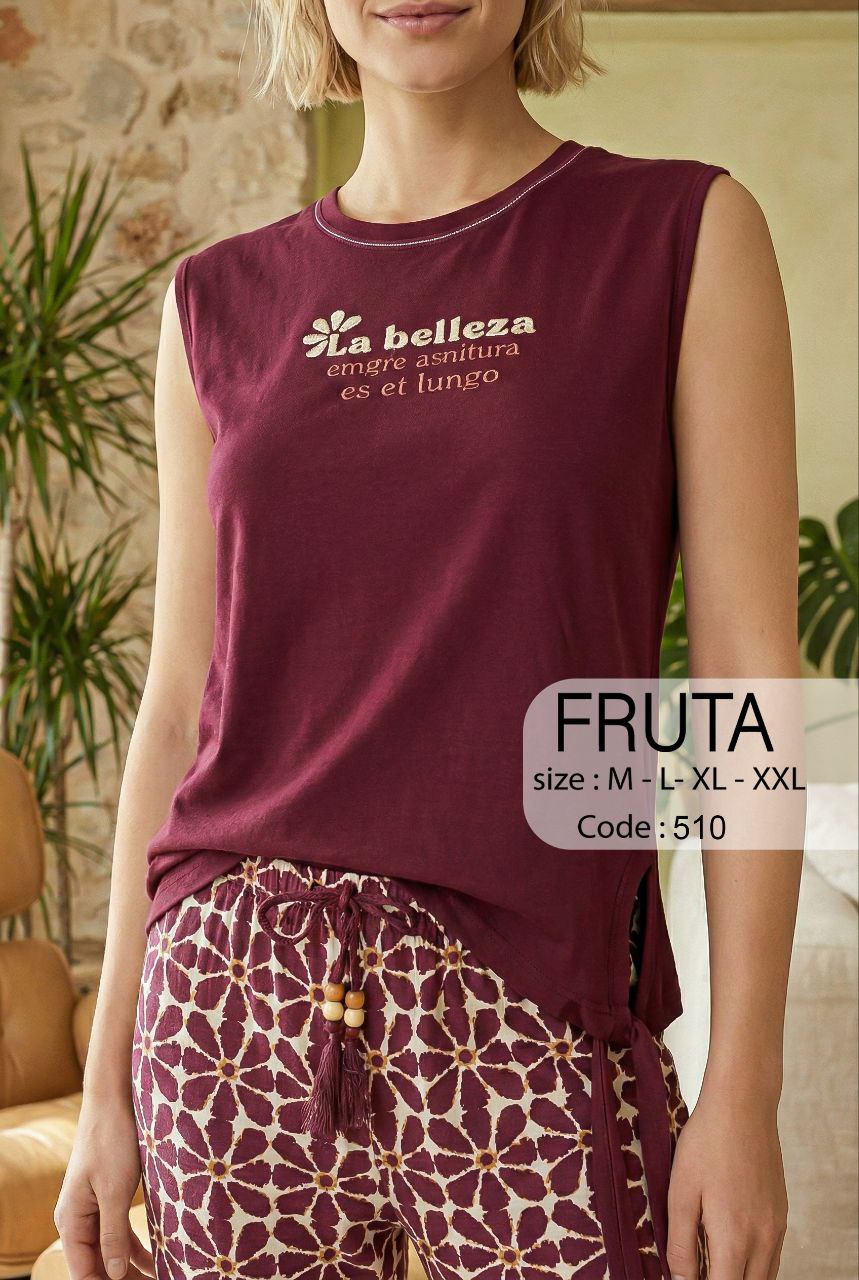 Summer women pajama fruta 510