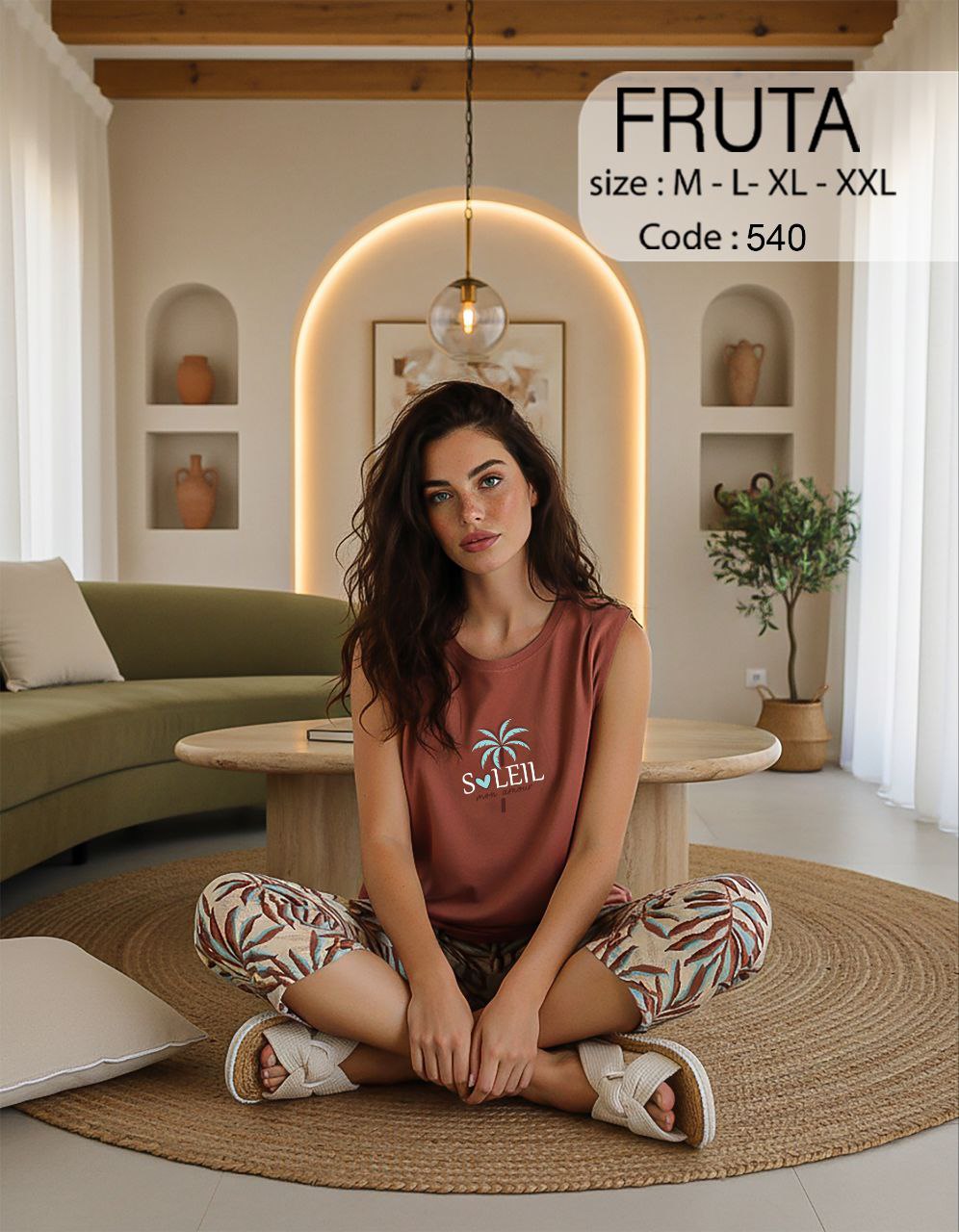 Summer women pajama fruta 540