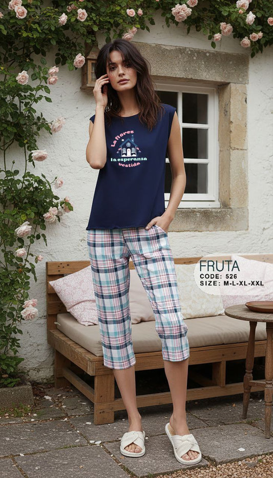 Summer women pajama fruta 526