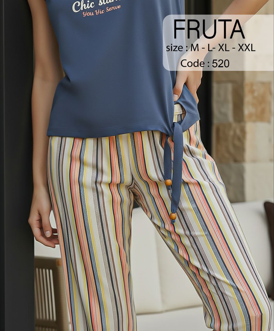 Summer women pajama fruta 520
