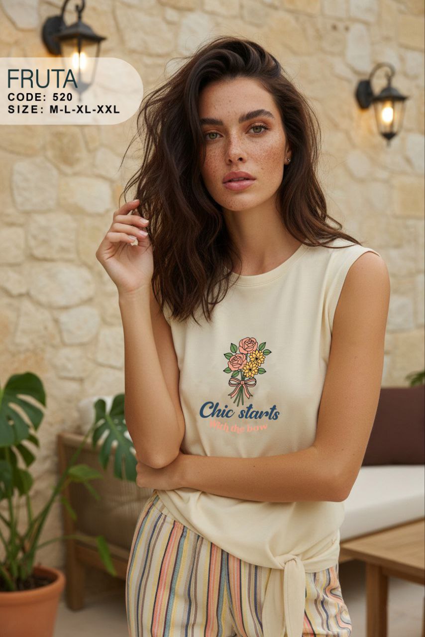 Summer women pajama fruta 520