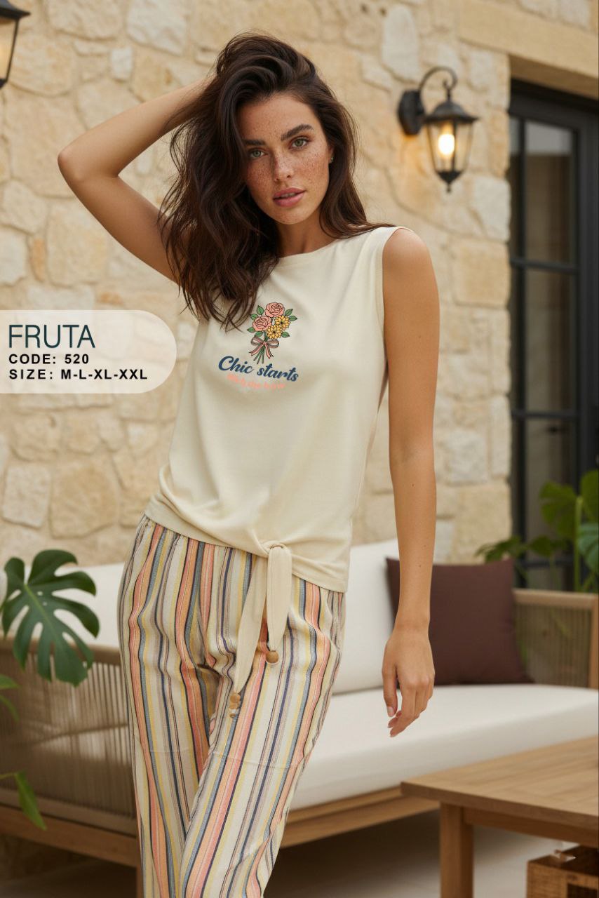 Summer women pajama fruta 520
