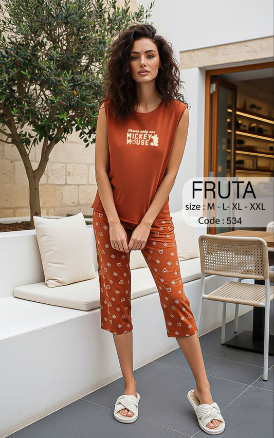 Summer women pajama fruta 534