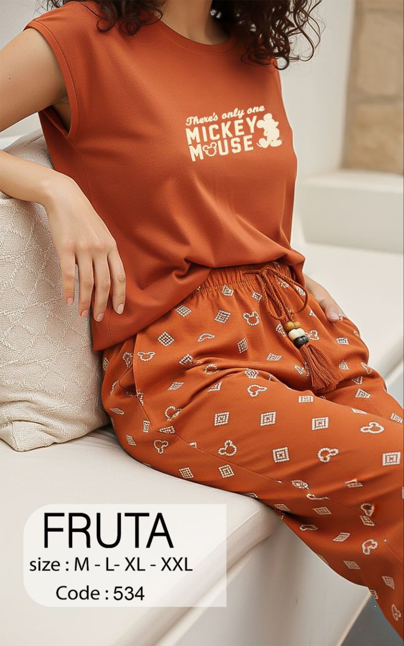 Summer women pajama fruta 534