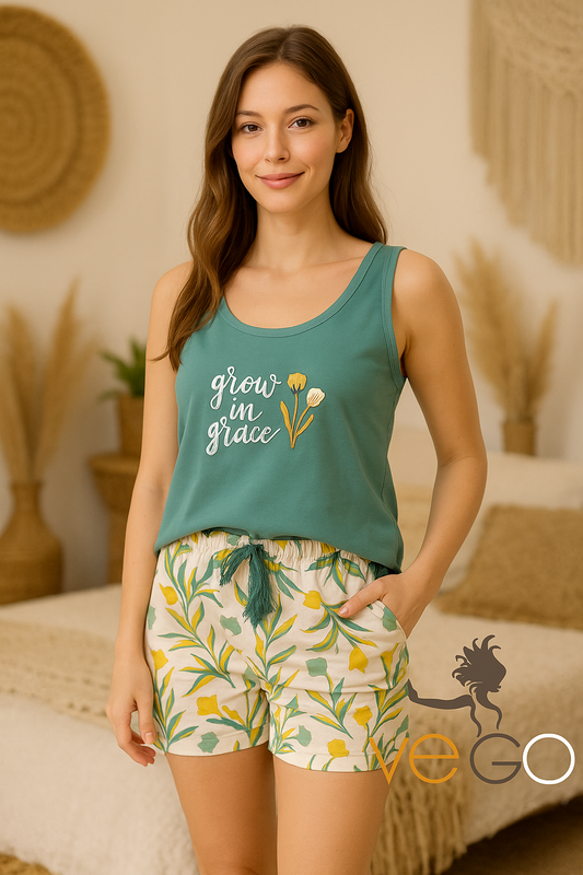 Summer women pajama yaya short