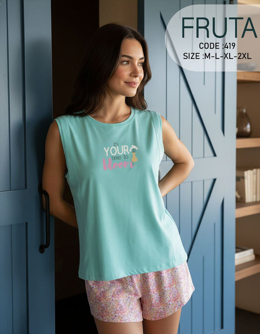 Summer women pajama fruta 419