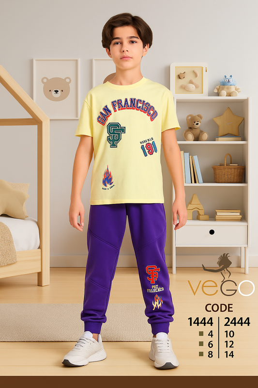 Summer boy pajama سمايل 1444