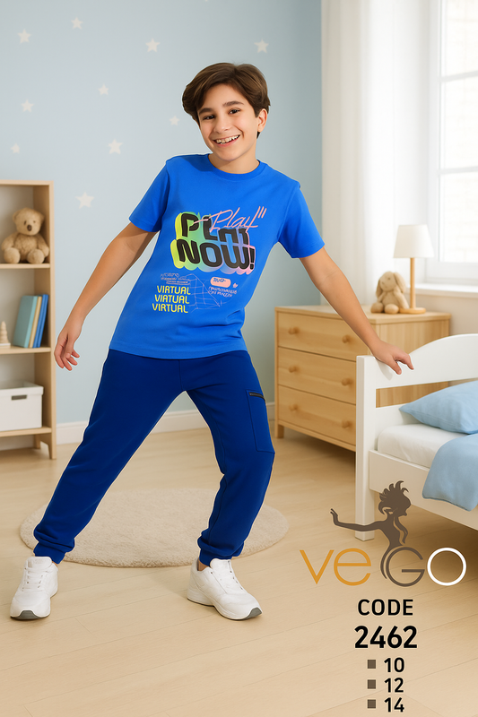 Summer boy pajama 2462 سمايل