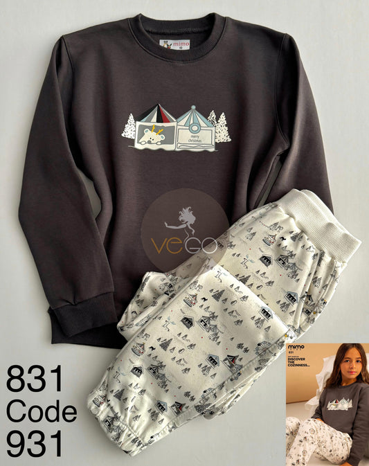 Winter girl pajama ميمو 931-831