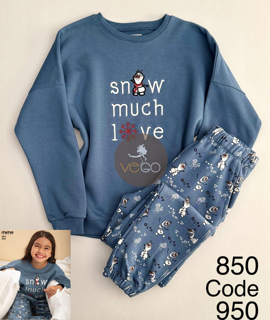 Winter girl pajama ميمو 950-850
