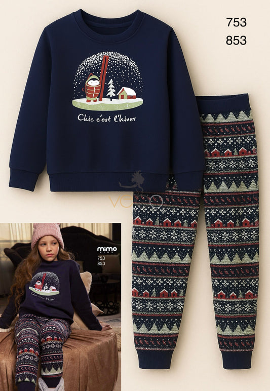 Winter girl pajama mimo 753 - 853