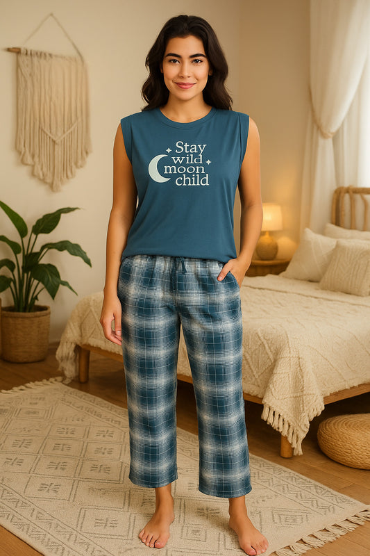Summer women pajama smile permoda